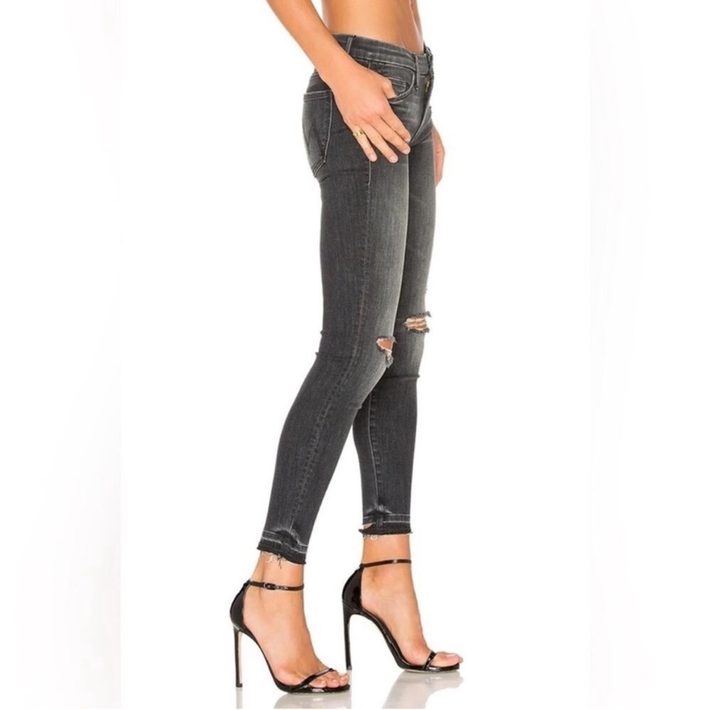 MOTHER Undone Hem Looker Ankle Jeans Size 27 - Picture 2 of 9